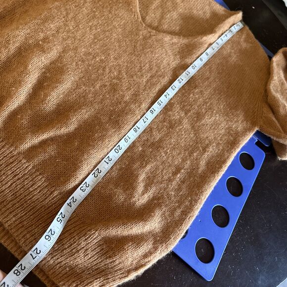 Free People‎ Revolve Gossamer alpaca wool oversized sweater terracotta S GUC - Picture 12 of 12